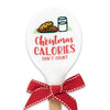 Silicone Spoon Christmas Calories Don't Count